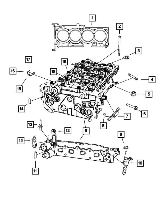 6102397AA - 2.0L Gas; Engine: Double Ended Stud, Mounting for Mopar Image image