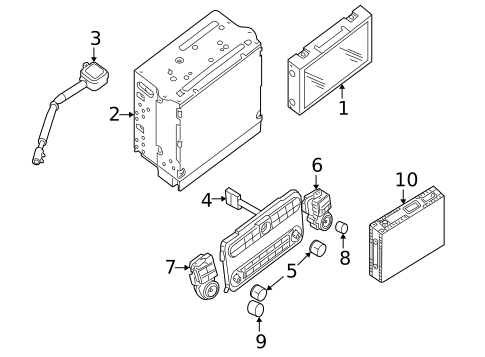 Navigation System for 2012 Nissan Pathfinder #0