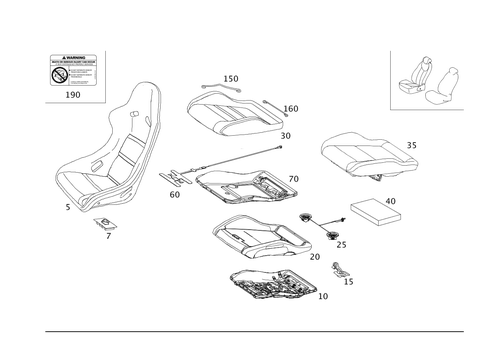 Right Seat for 2012 Mercedes-Benz C350 #0