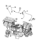 68621004AA - Electrical: A/c And Heater Wiring for Mopar Image