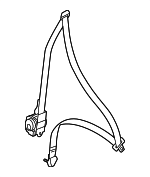 7000B470 - Electrical: Belt &amp; Retractor for Mitsubishi Image