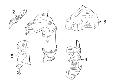 Exhaust Manifold for 2014 Nissan Pathfinder #0