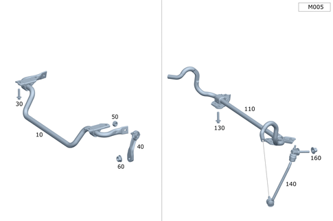Torsion Bar, Front for 2022 Mercedes-Benz E53 AMG #0