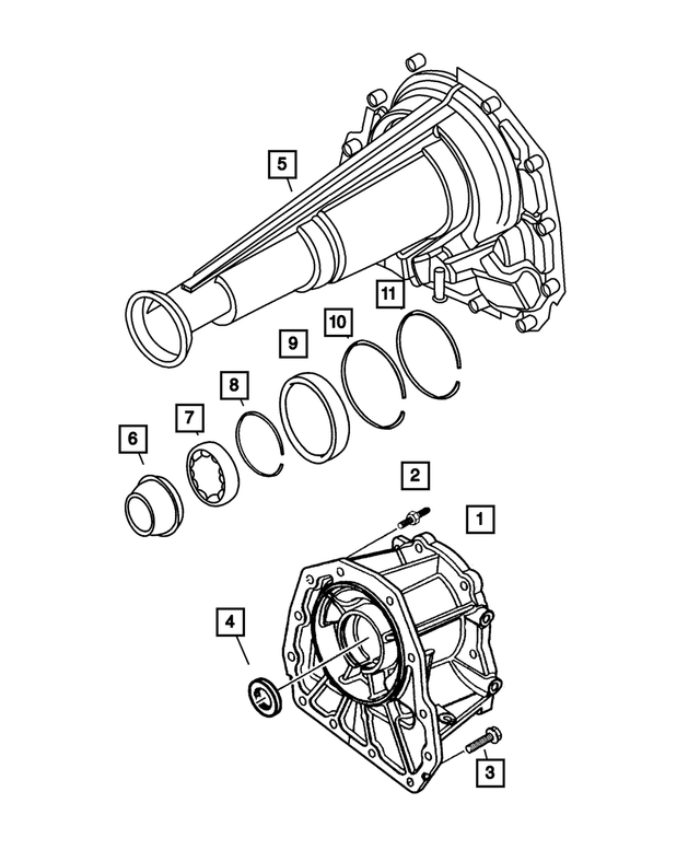 52107719 - Automatic Transmission Multi-Speed: Transfer Case Adapter for Mopar Image image