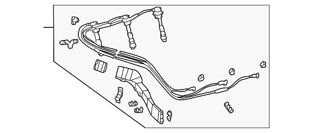 OEM 1996-2003 Toyota Spark Plug Wire Set Part # 19037-20011