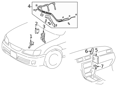 Distributor for 2001 Toyota Camry #0