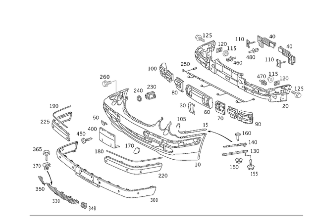 2108856137 - : Impact Absorber for Mercedes-Benz Image