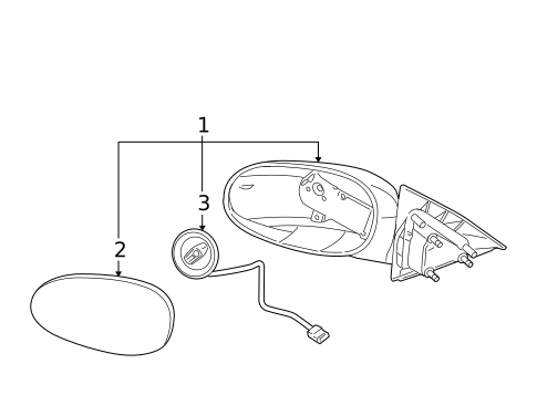 Outside Mirrors for 2008 Buick LaCrosse #0