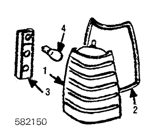 Side Marker & Tail Lamps for 1985 Mercedes-Benz 300TD #0