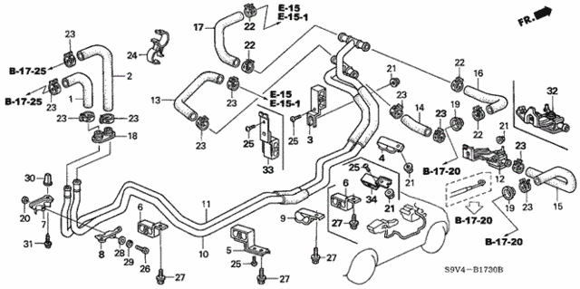 Water Valve for 2005 Honda Pilot #0