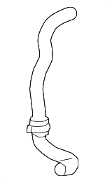 165720P360 - Cooling System: Lower Hose for Lexus: RX350, RX350L, RX450h, RX450hL Image