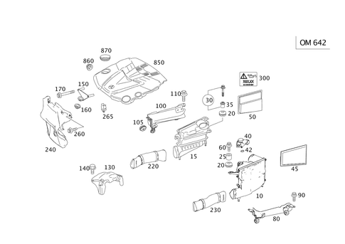 Air Intake, Diesel Vehicles for 2009 Mercedes-Benz E320 #0