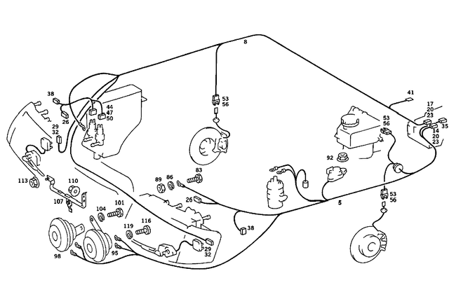 2015401406 - : Wiring Harness for Mercedes-Benz Image