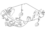 2015404332 - Electrical Equipment and Instruments: Electrical Wiring Harness for Mercedes-Benz: 190E Image