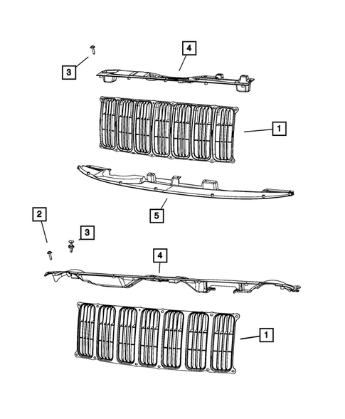 Grilles for 2010 Jeep Compass #0