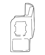 F75Z5L761AA - Electrical: Switch Assembly Bracket for Ford: Expedition, F-250 | Lincoln: Blackwood, Navigator Image