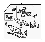ZZDL53400 - Body: Lower Dash Panel for Mazda: Tribute Image