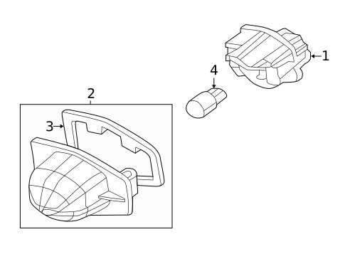 Bulbs - Chassis for 2014 Honda CR-V #2