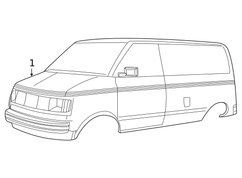 Stripe Tape for 1994 GMC Safari #1