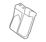 7165106470 - Body: Seat Back Pad for Toyota: Avalon, Camry Image