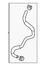 FZ36199LX - Cooling System: Inlet Hose for Mazda Image