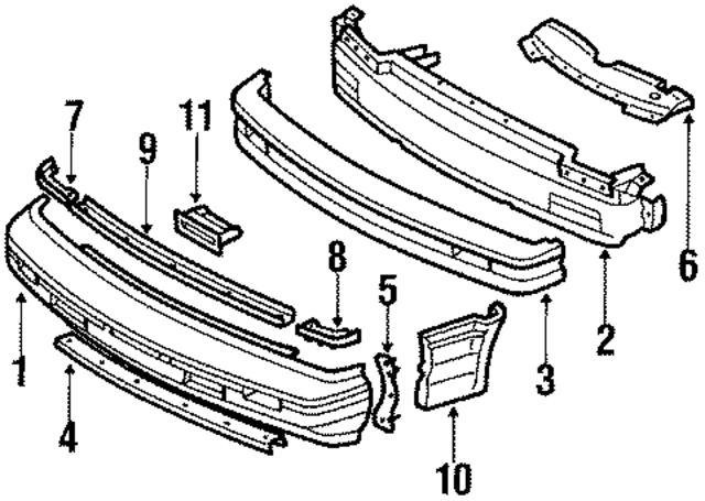 6202282M25 - : Bumper Cover for Nissan Image