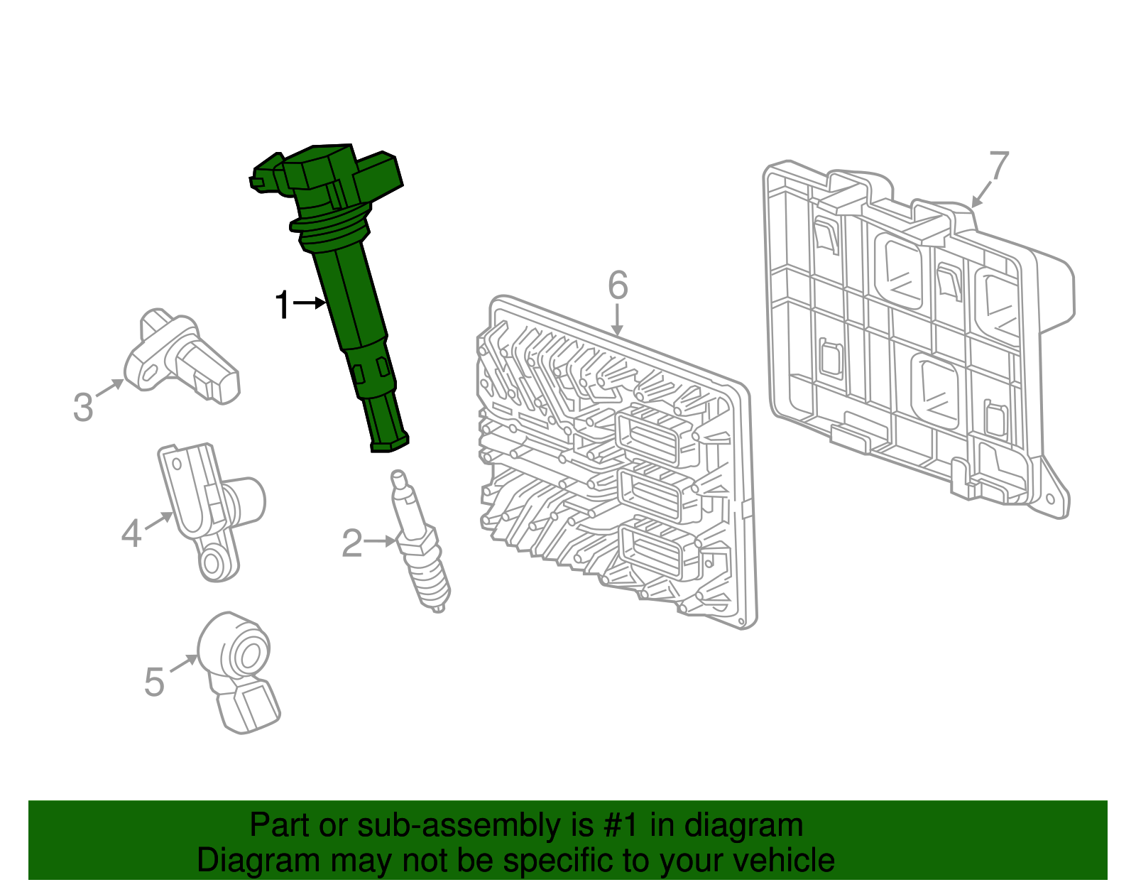 2014-2025 GM Coil 12741091 | Capital Chevy Parts