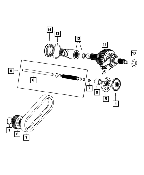 Gear Train for 2024 Dodge Durango #0