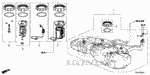 17044T3ZA00 - Electrical/Exhaust/Heater/Fuel: TANK SET, FUEL for Honda Image