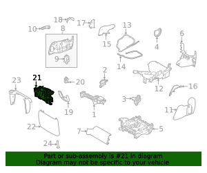 2021-2025 Toyota Sienna Foot Rest 78990-08020 | Frontier Toyota