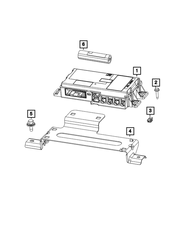 68634363AJ - Electrical: Telematics Module for Mopar Image