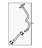 LR116345 - Fuel System: Filler Pipe for Land Rover: Range Rover, Range Rover Sport Image
