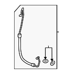 97762P4030 - HVAC: Discharge Hose for Hyundai Image