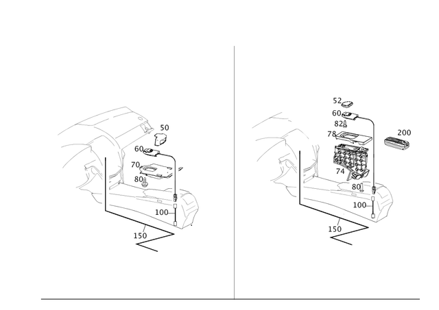 2048200015 - Electrical System: Electric Line for Mercedes-Benz Image image