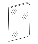 5134002AA - Body: Vent Glass for Dodge: Sprinter 2500, Sprinter 3500 Image