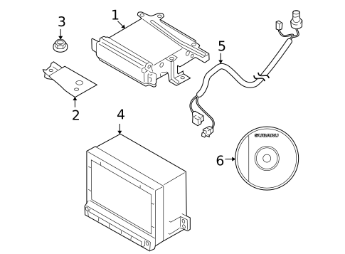Navigation System for 2009 Subaru Legacy #0