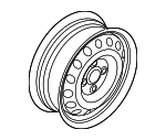 529103W735 - : Wheel, Alloy for Kia Image
