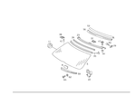 1296710310 - Windows: Windshield for Mercedes-Benz Image