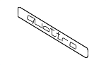 8E08537362ZZ - Body: Nameplate for Audi: A4, A4 Quattro, S4 Image