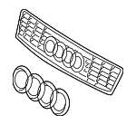 8E0853651G5PV - Body: Grille for Audi: A4, A4 Quattro Image
