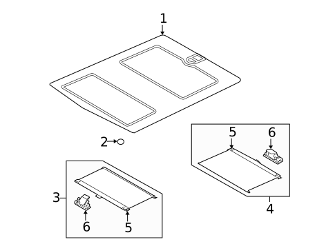 Sunroof for 2006 Land Rover LR3 #1