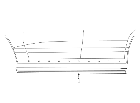 Exterior Moldings for 2004 Lincoln Town Car #0