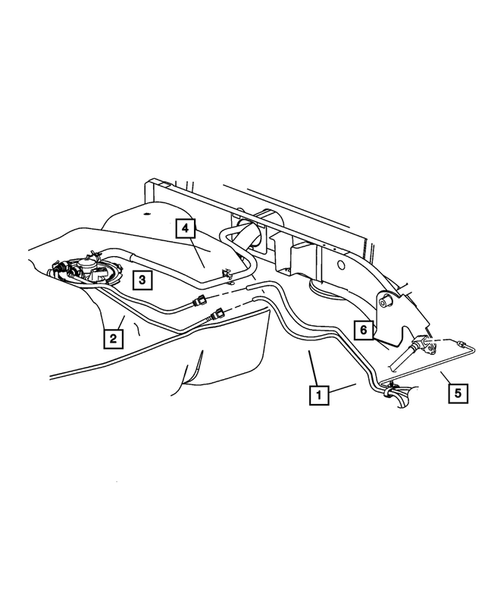 Fuel Lines for 2004 Jeep Liberty #4