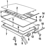 MWC6010LUM - : 1989-1990 Land Rover Range Rover - Interior Trim for Land Rover: Range Rover Image
