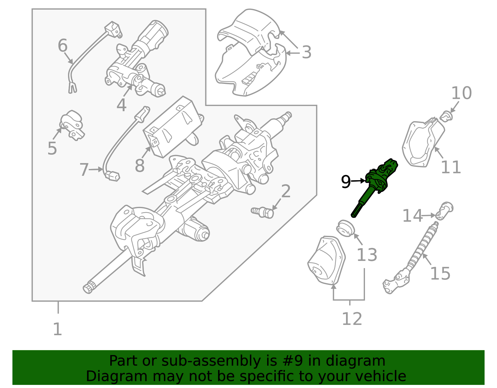 2003-2009 Lexus GX470 Intermediate Shaft 45220-60140 | OEM Parts