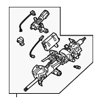 4581060010 - Steering: Steering Column for Lexus: GX470 Image