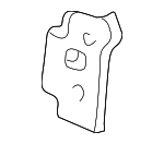 20720828 - Body: Striker Plate for Chevrolet: Blazer, S10 | GMC: Jimmy, Sonoma Image