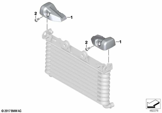 46638357391 - Frame and Mounting Parts: Covering Cap Left -  for BMW-Motorrad Image