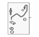 F2GZ7R081Q - : 2015-2018 Ford Edge - Automatic Transmission Oil Cooler Tube for Ford: Edge Image