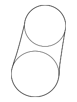 9091602729 - : Serpentine Belt for Lexus: RX450h, RX450hL Image